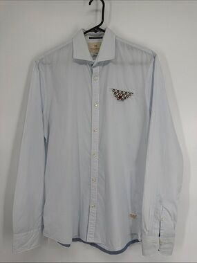 Scotch & Soda True Gentleman Stretch Button Down Shirt Men’s Size L
